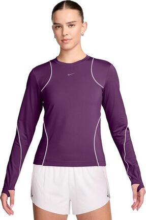 Maillot Manches Longues Nike Running Division Violet Femme