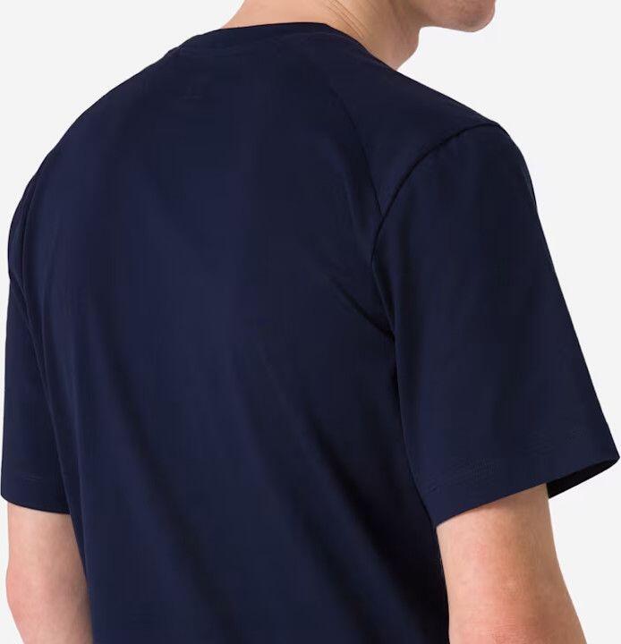 T-Shirt Rapha Coton Large Logo Bleu/Rose 6/7