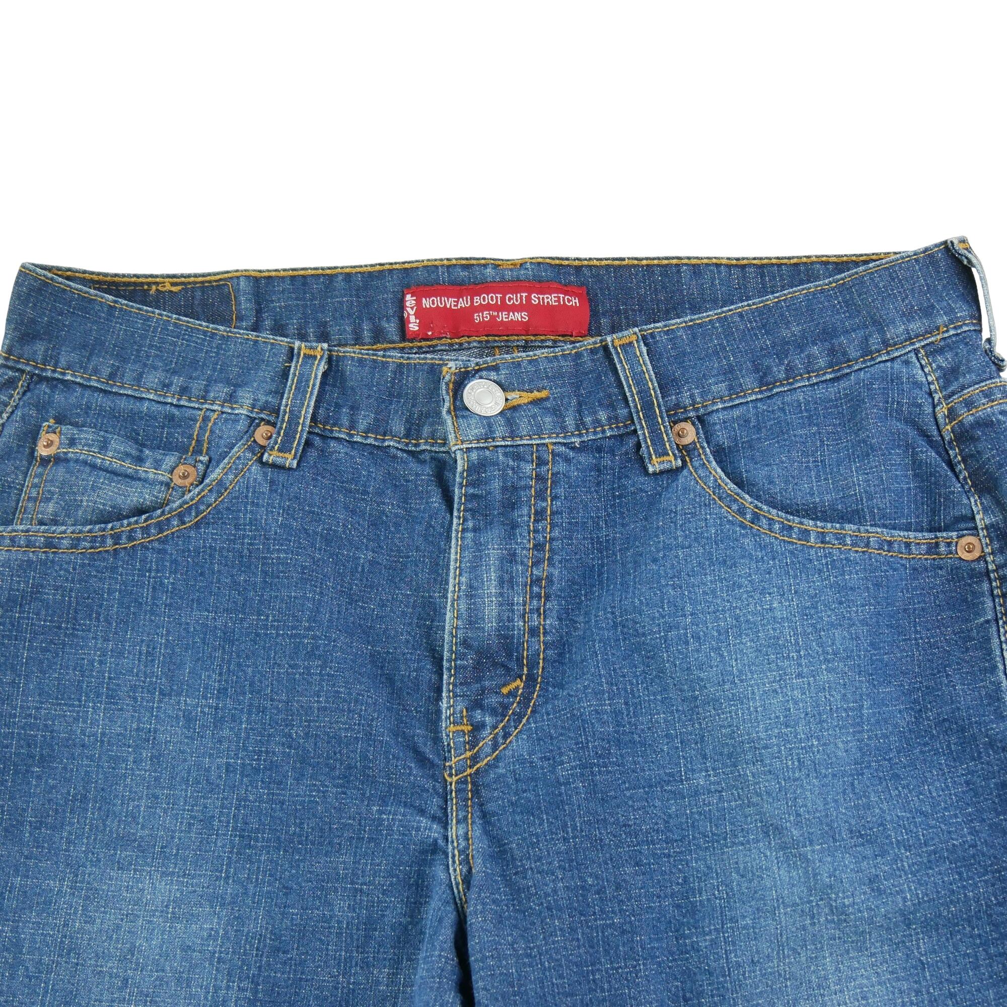 Refurbished - Levi Strauss Damenjeans 515 Bootcut Stretch - Wie neu 3/7