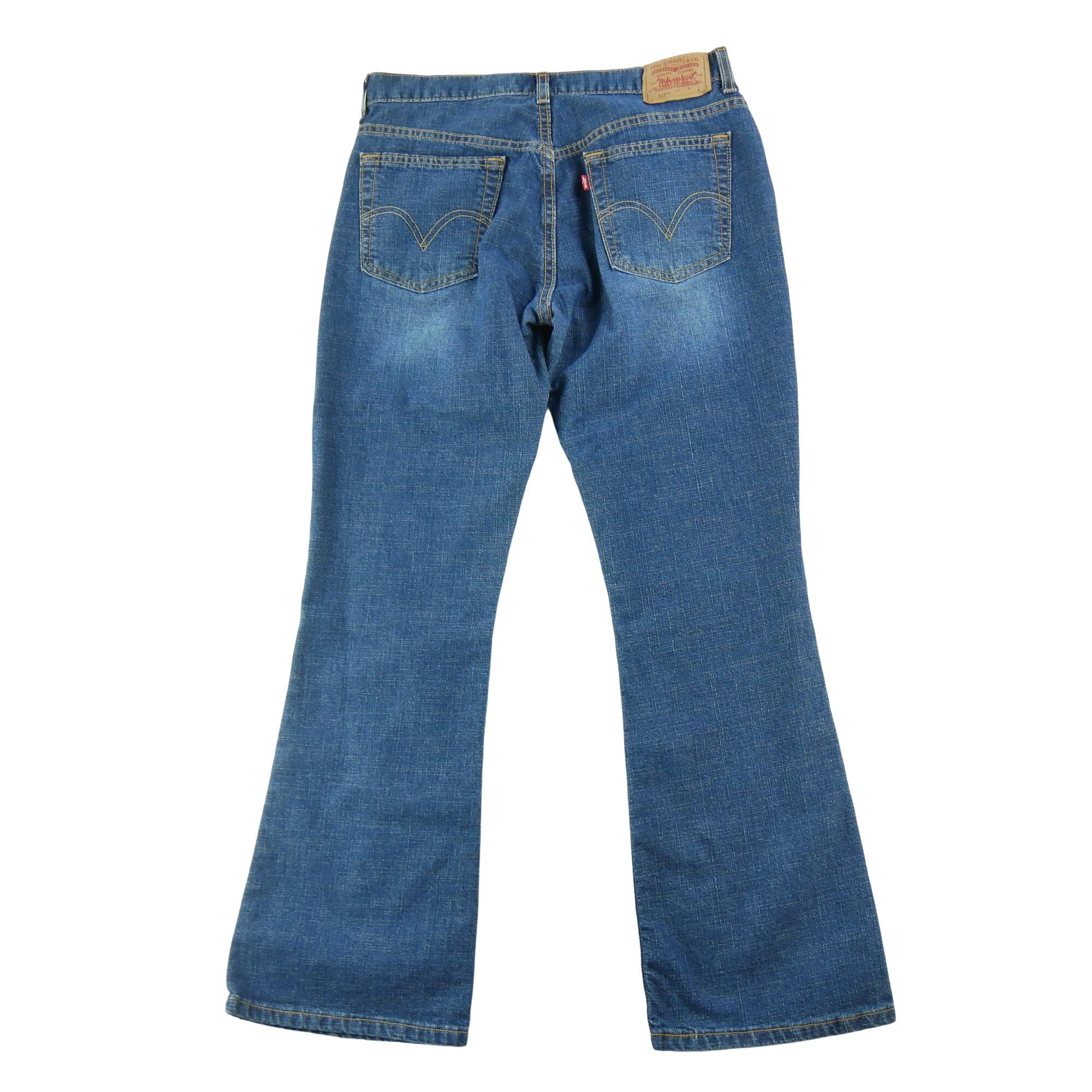 Refurbished - Levi Strauss Damenjeans 515 Bootcut Stretch - Wie neu 2/7