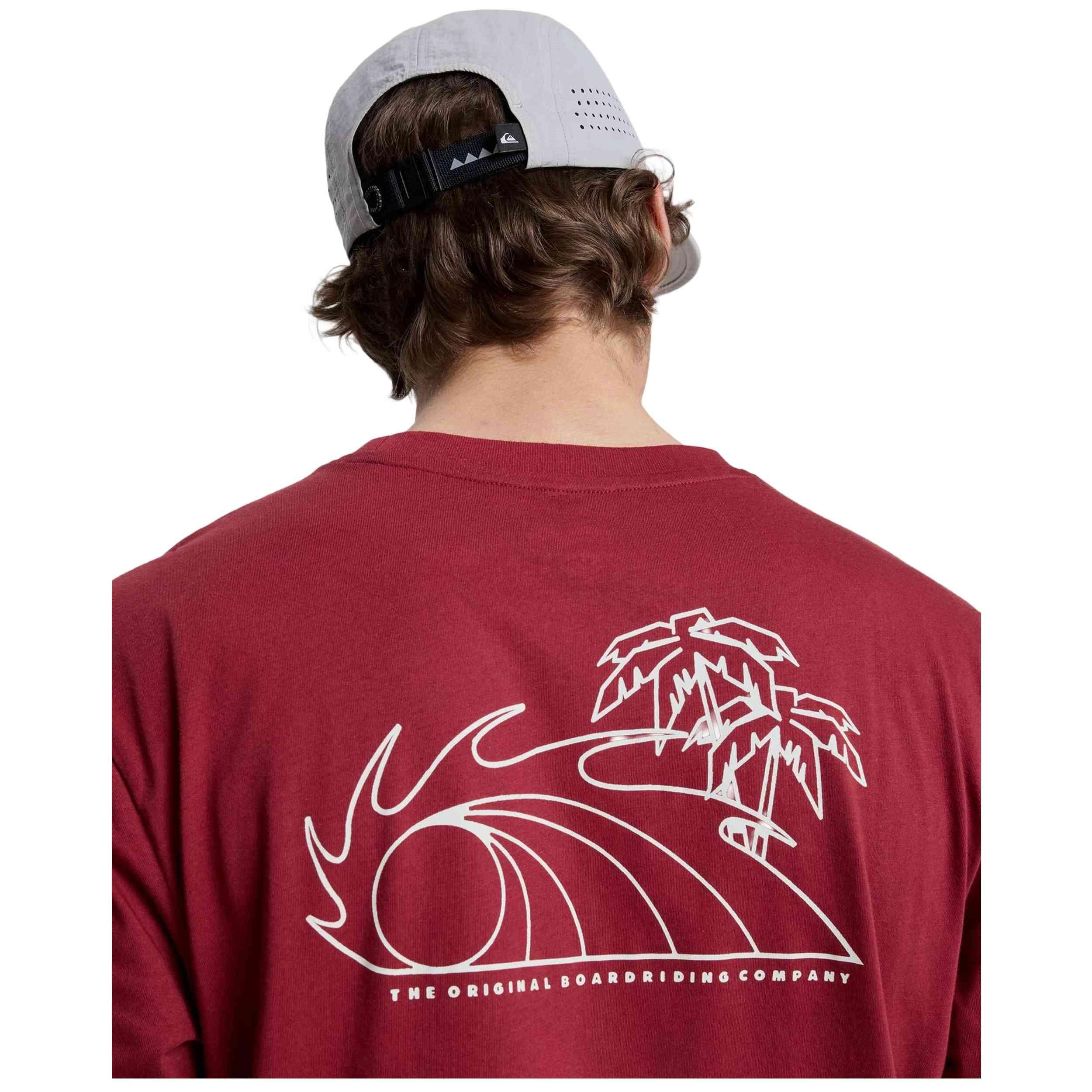 Maglia a maniche corte Quiksilver modello Bliss Point per uomini 3/3