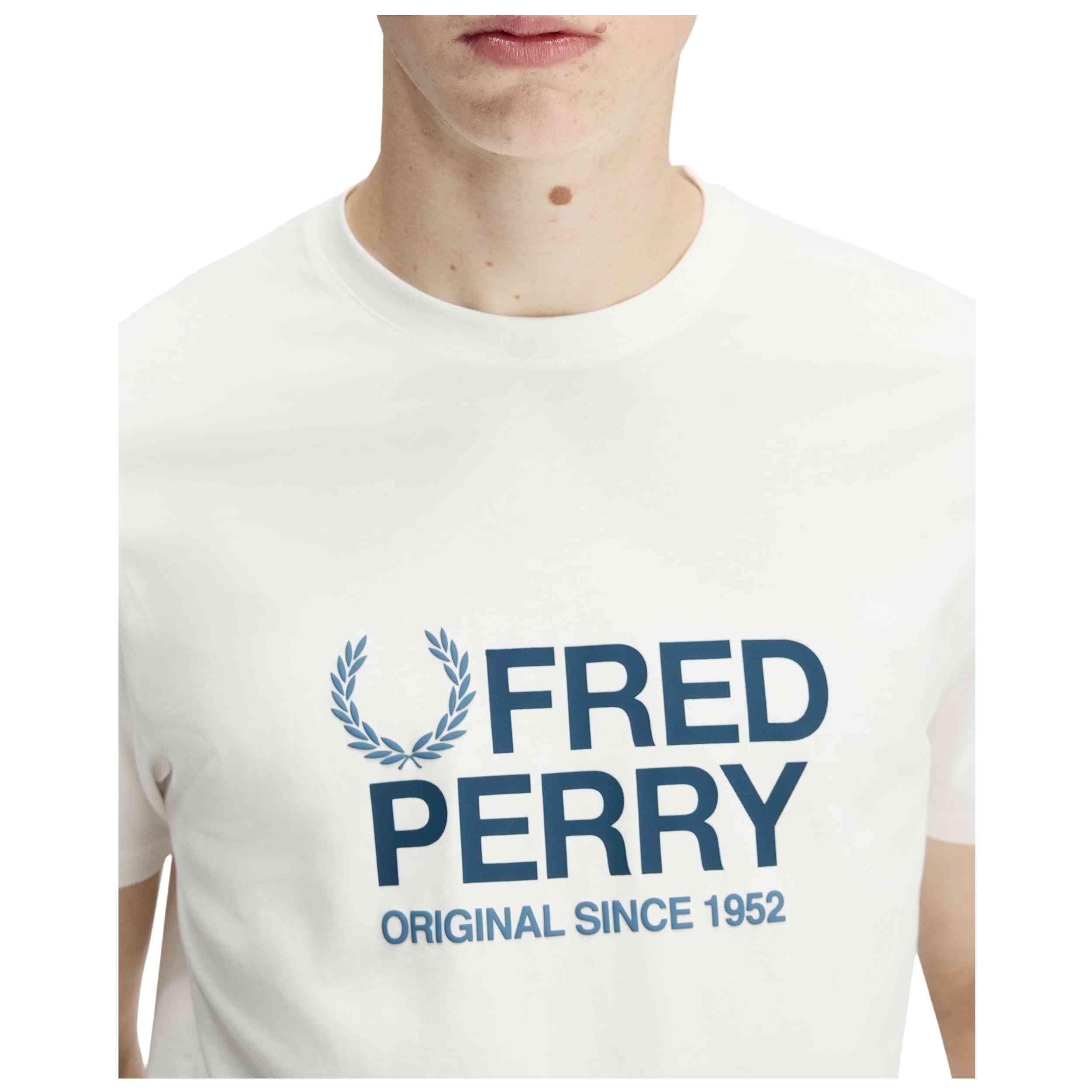 T-shirt met korte mouwen Fred perry model M240612901 voor unisex 3/3