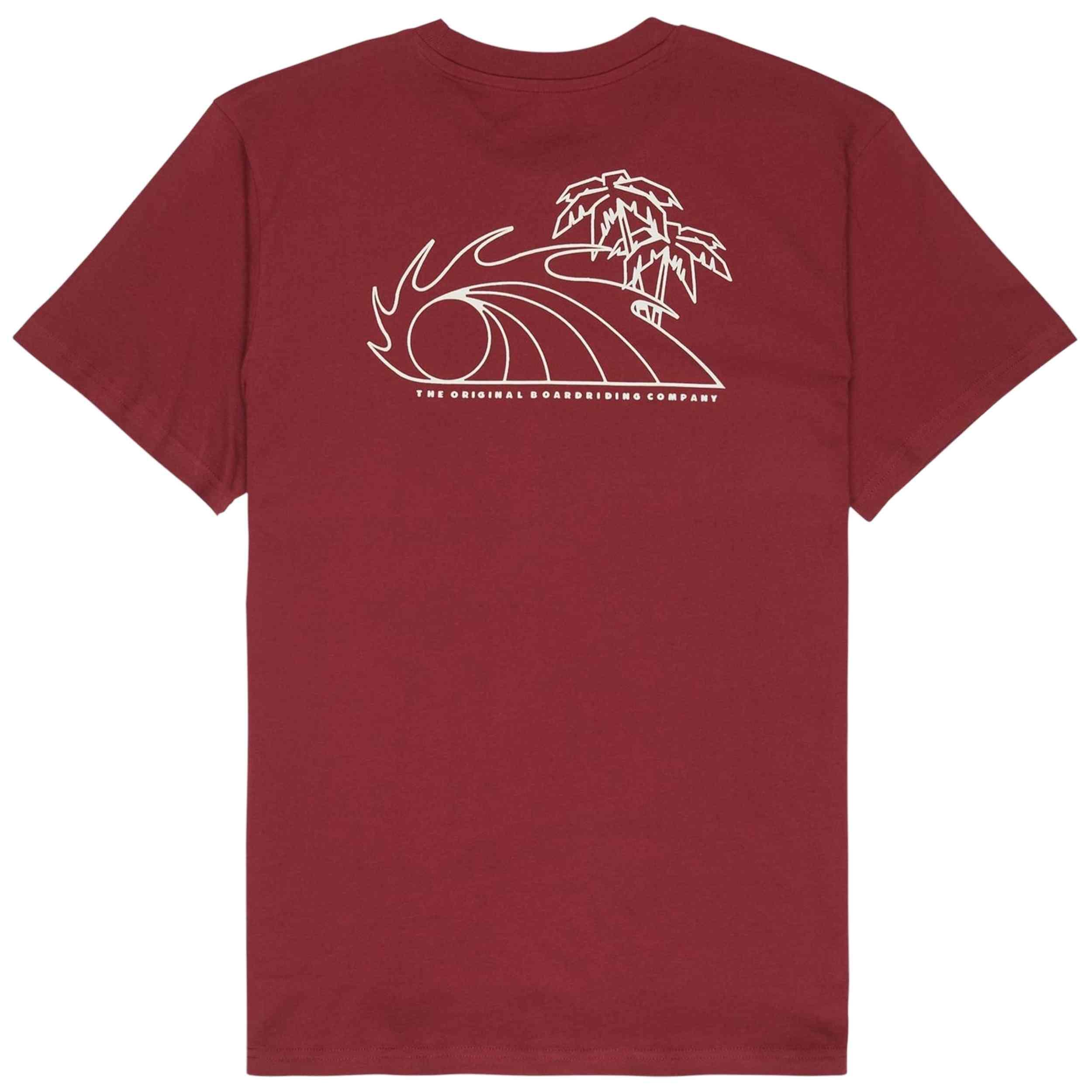Maglia a maniche corte Quiksilver modello Bliss Point per uomini 2/3