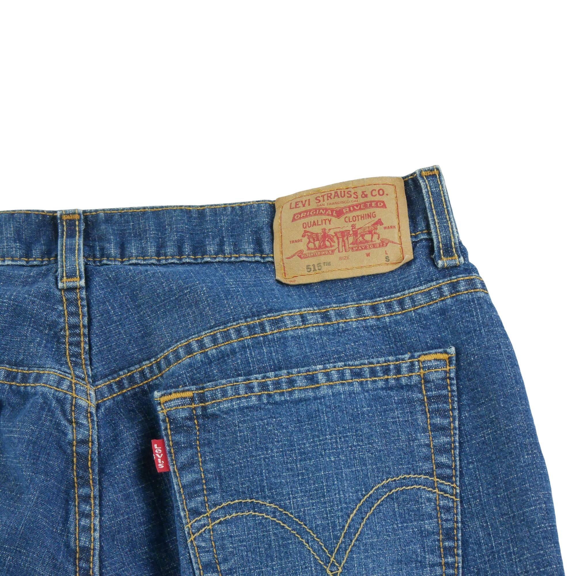 Refurbished - Levi Strauss Damenjeans 515 Bootcut Stretch - Wie neu 7/7