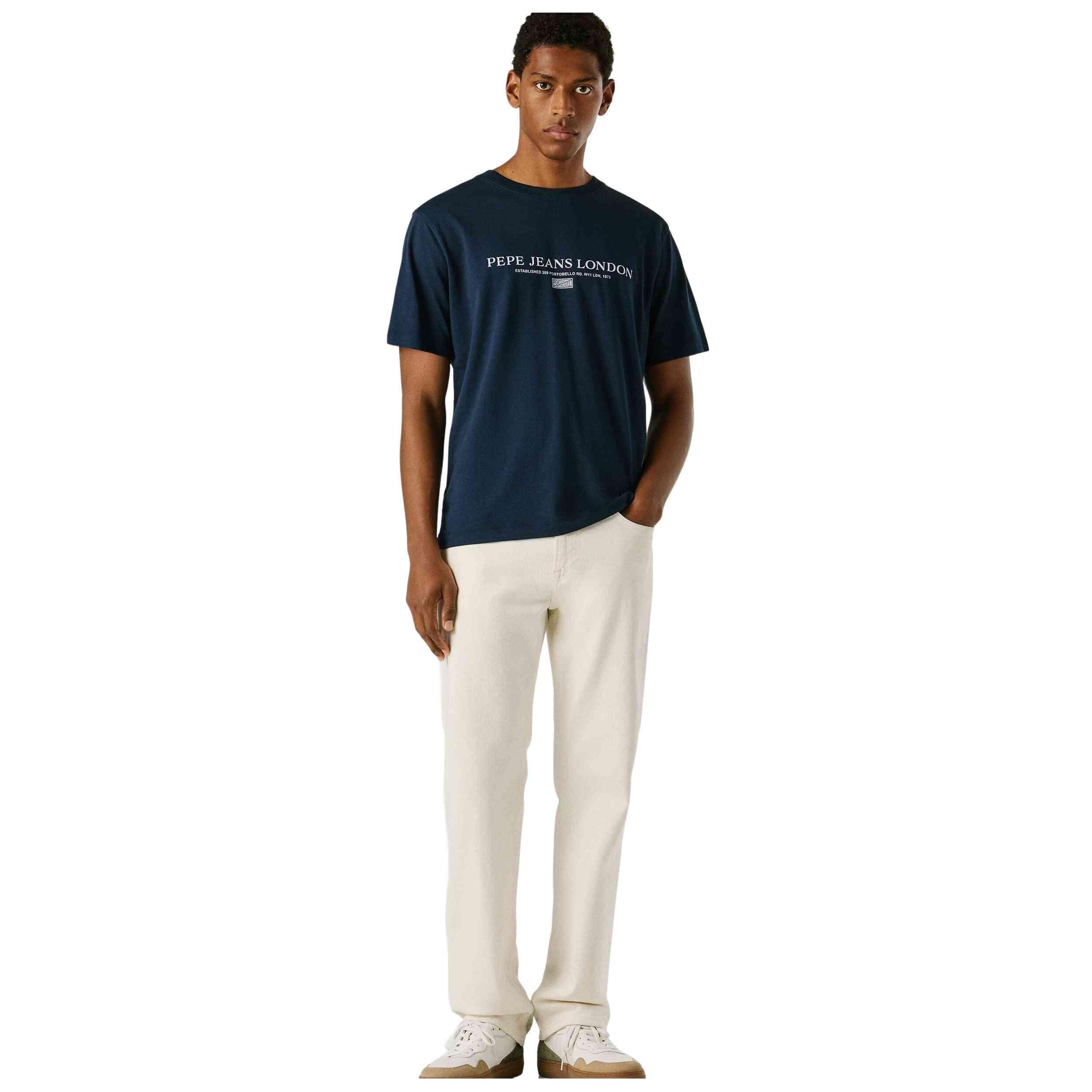 T-shirt Pepe jeans modèle SUMMER SEASONAL LOGO TEE pour homme 2/5