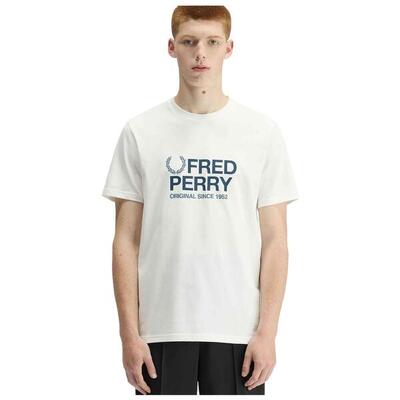 T-shirt met korte mouwen fred perry model m240612901 voor unisex