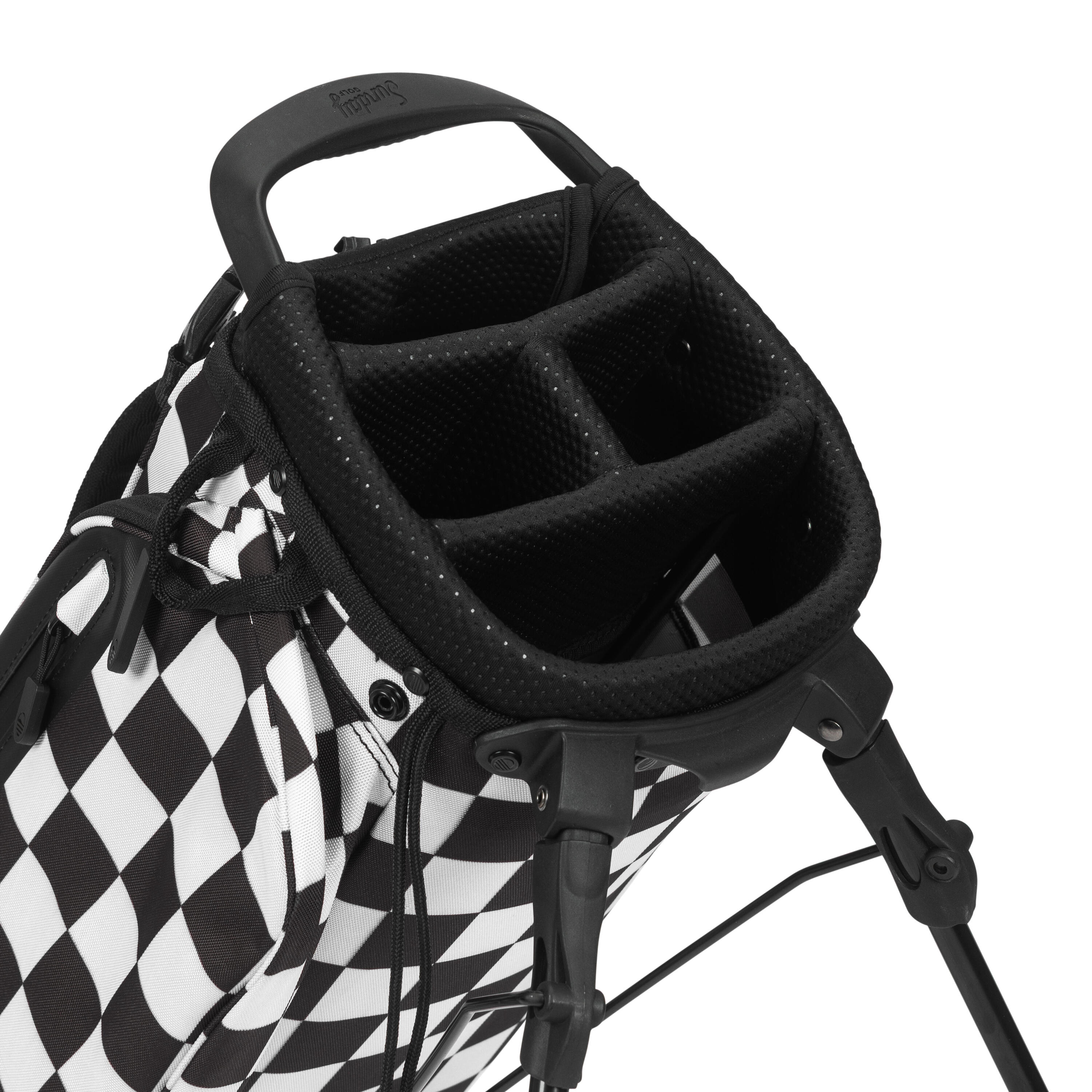 El Camino Golftas - Zwart-wit geruite 4/8