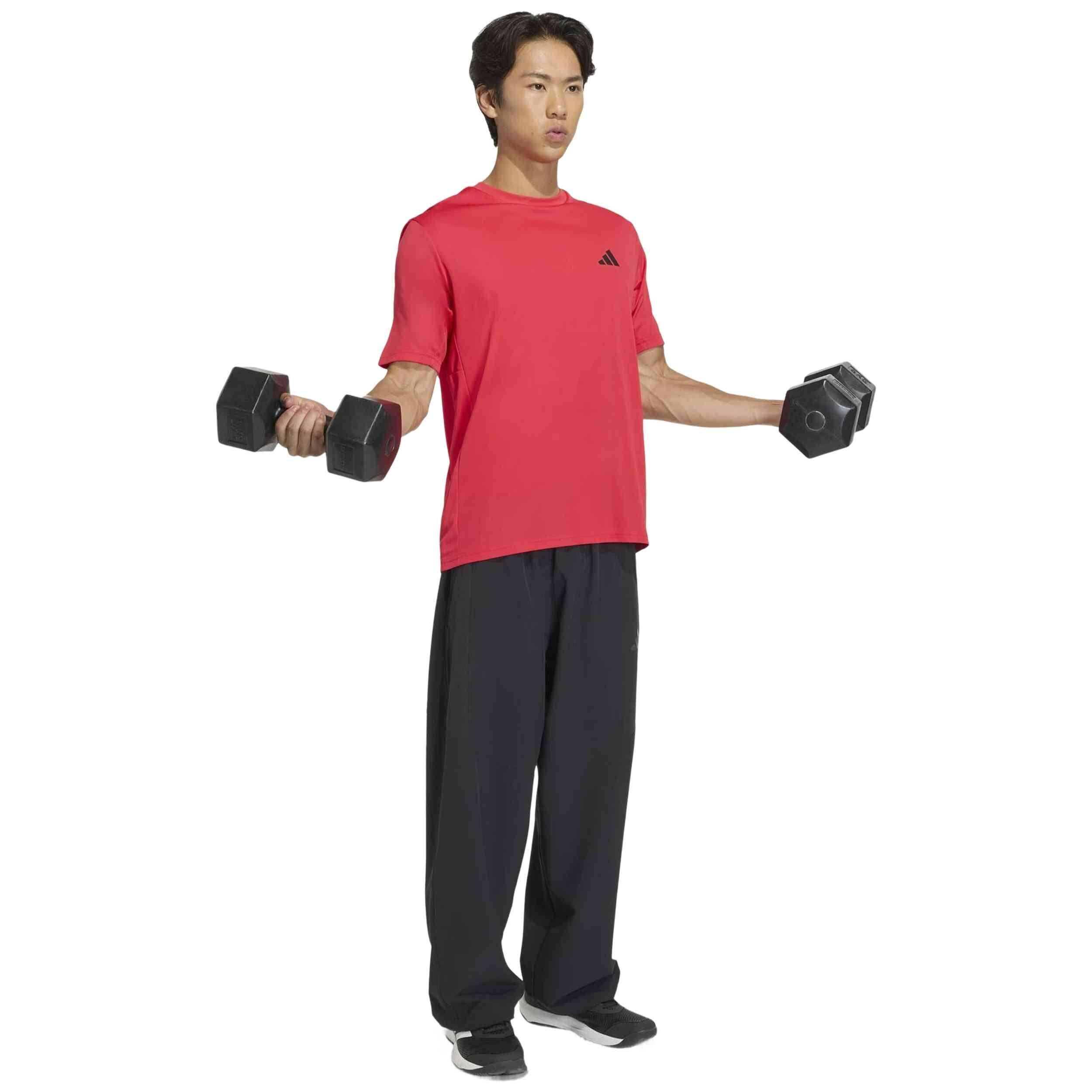 T-shirt Adidas modelo Camiseta adidas Workout Essentials Base manga c para homem 5/6