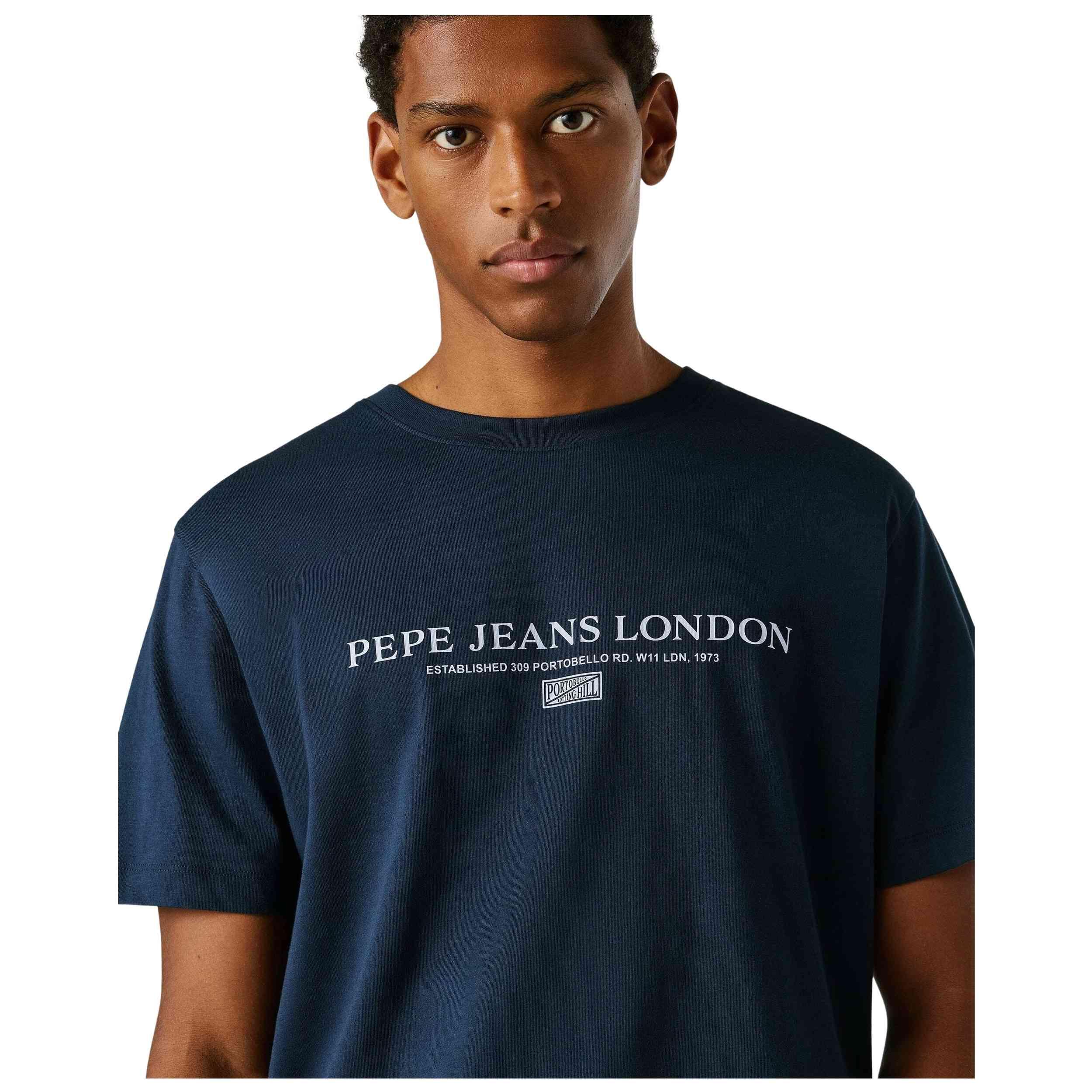 T-shirt Pepe jeans modèle SUMMER SEASONAL LOGO TEE pour homme 5/5