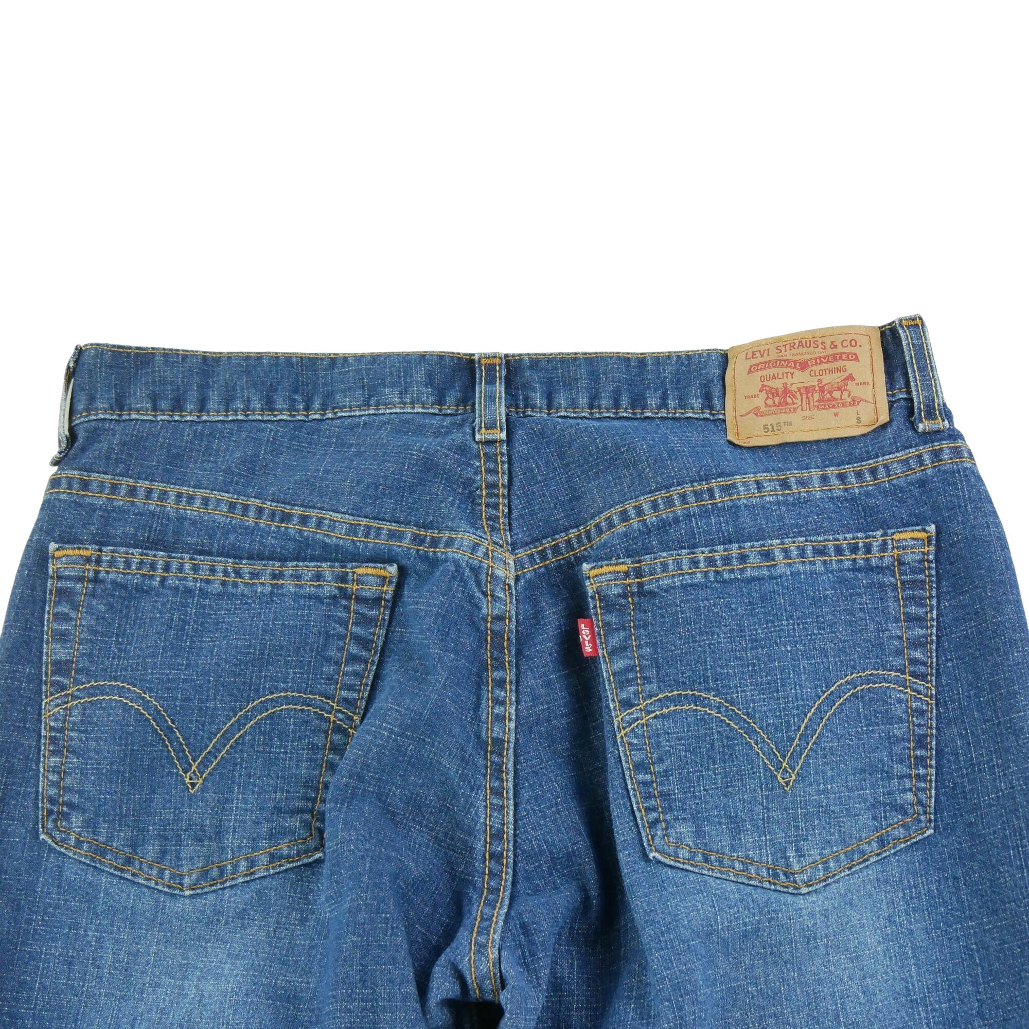 Refurbished - Levi Strauss Damenjeans 515 Bootcut Stretch - Wie neu 4/7