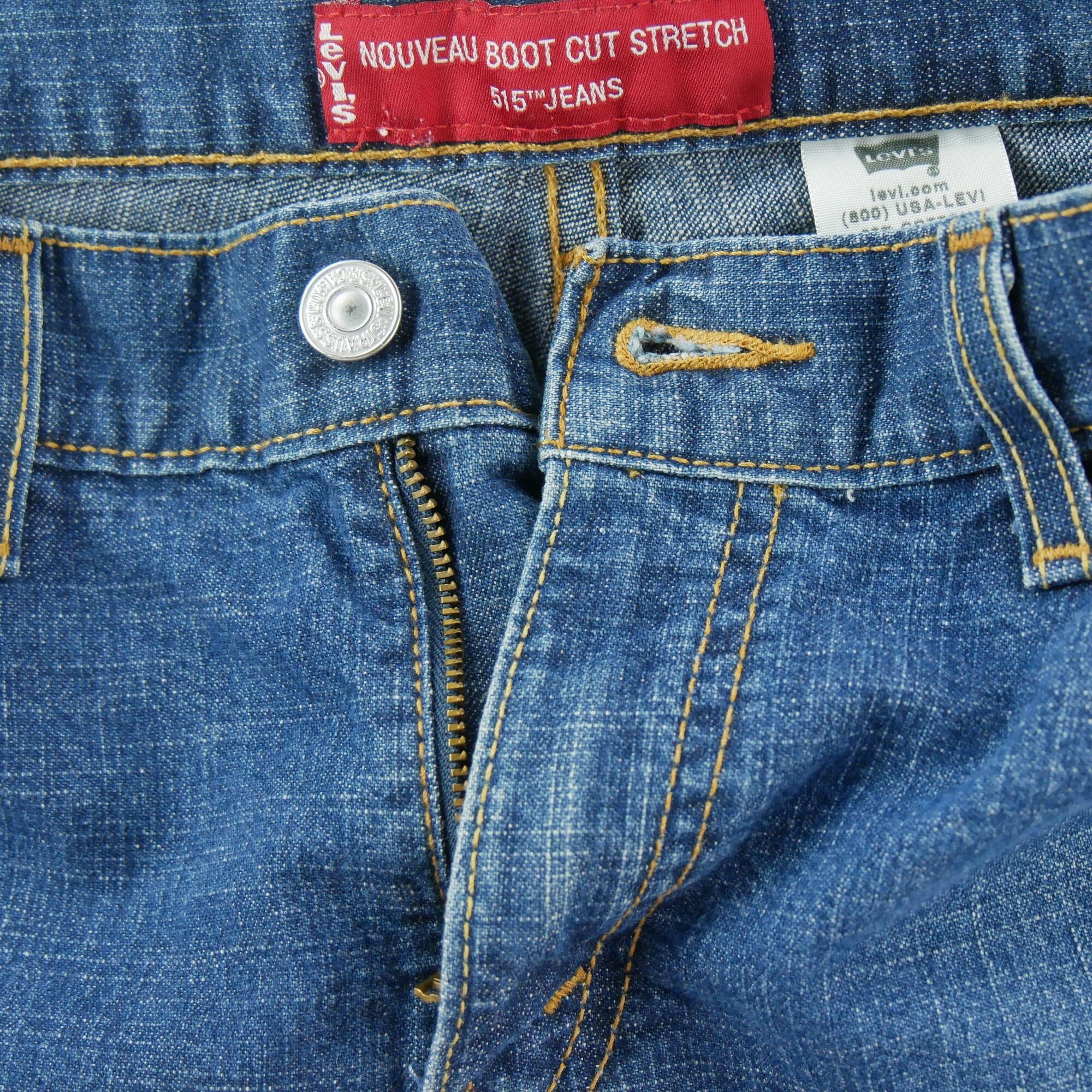 Refurbished - Levi Strauss Damenjeans 515 Bootcut Stretch - Wie neu 6/7