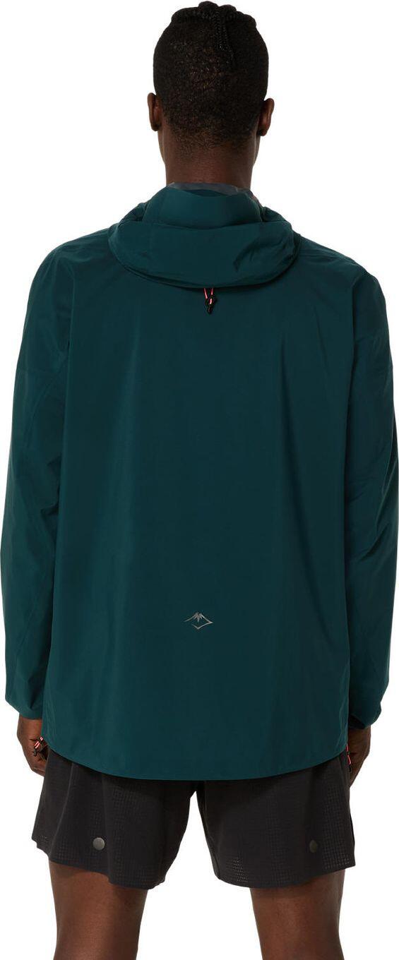 Asics Fujitrail Elite Waterproof Jacket Green Men's 2/7