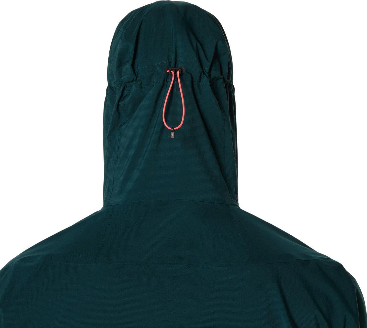 Asics Fujitrail Elite Waterproof Jacket Green Men's 4/7