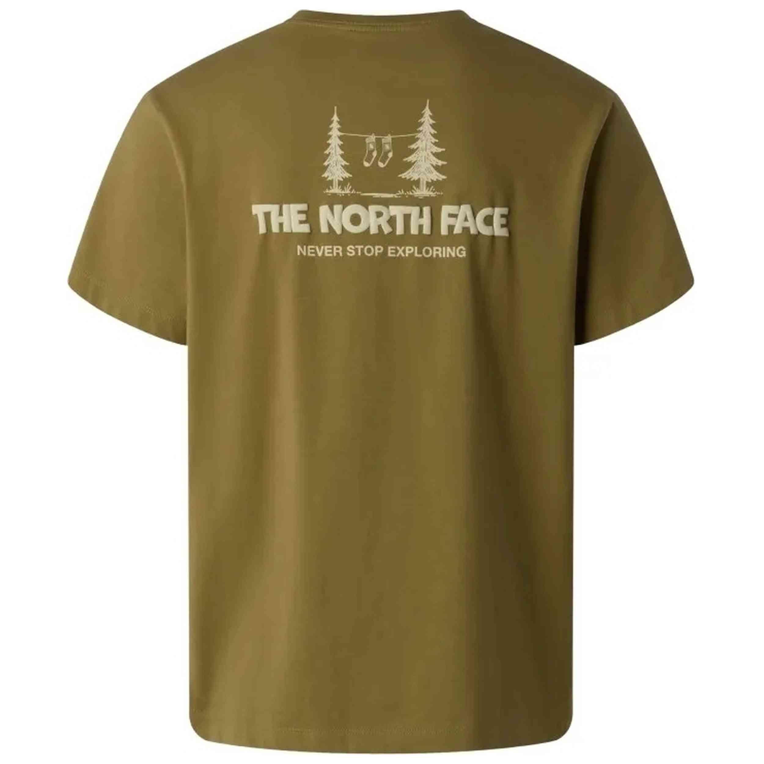 T-shirt The north face modelo M CAMPING RELAXED SHORT SLEEVE TEE-GRAP para homem 2/2