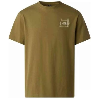 T-shirt met korte mouwen the north face model m camping relaxed shor voor mannen
