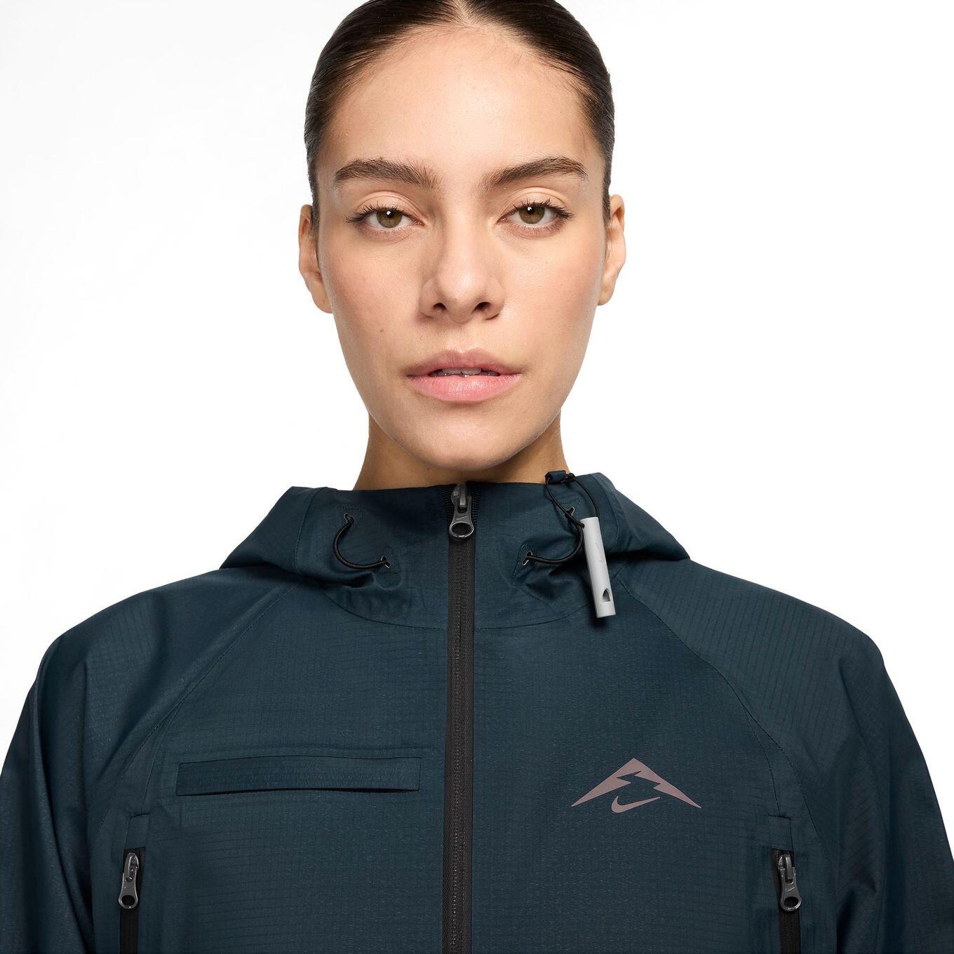 Nike Trail Waterdichte Jas Dames Blauw 3/4