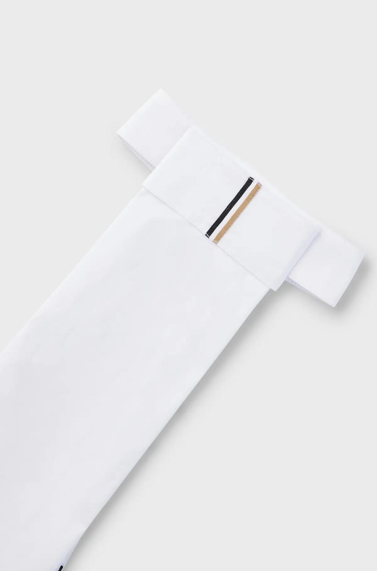 Boss Equestrian Plastron Signature Core Wit - 5/5
