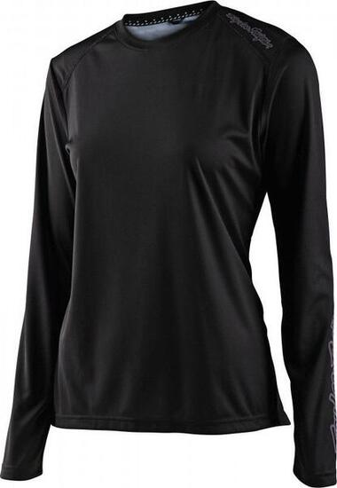 Women's Long Sleeve Jersey Troy Lee Designs Lilium Black