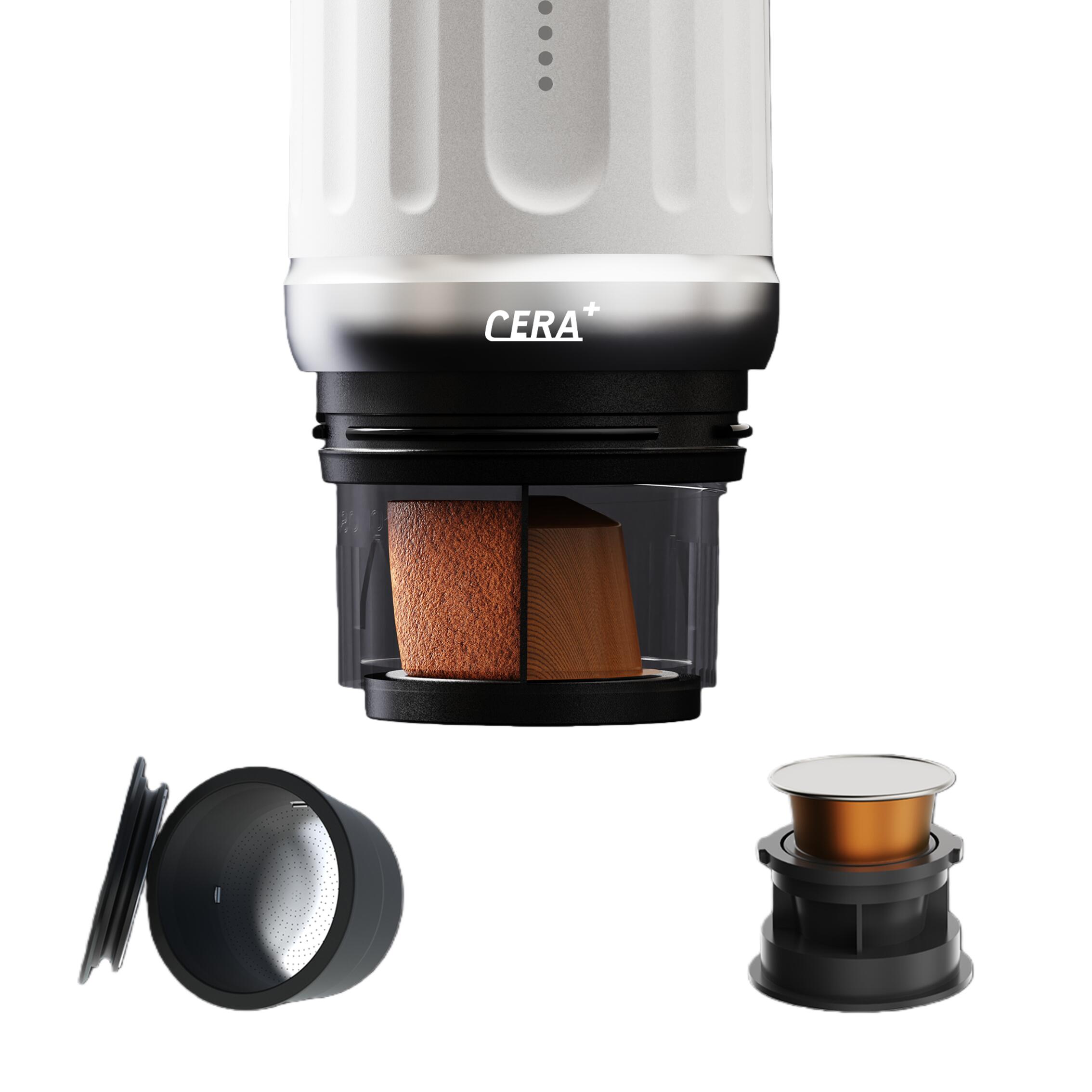 Cerapresso Draagbare Espressomachine voor Camping & Reizen 20 Bar USB-C 4/7