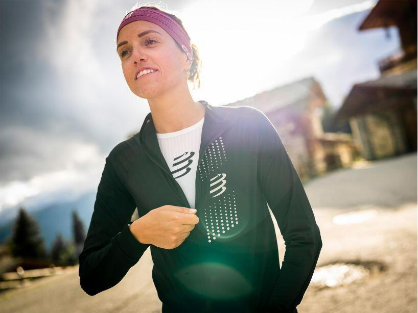 Veste Coupe-Vent Compressport Hurricane Windproof Noir Femme 5/6