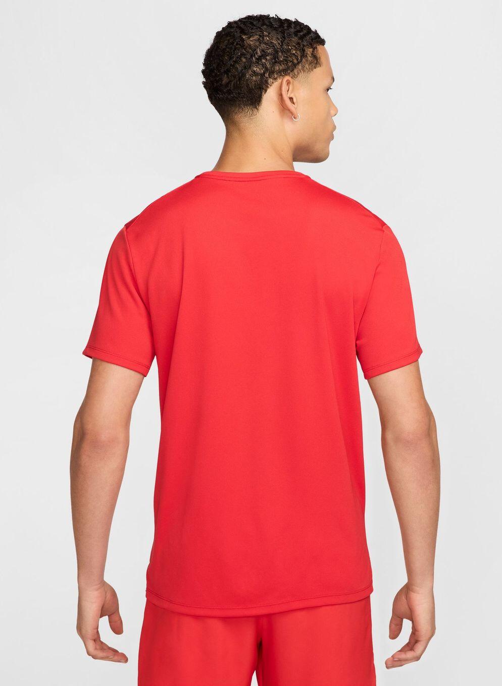 Maglia a maniche corte Nike Dri-Fit UV Miler Red Uomo 2/6