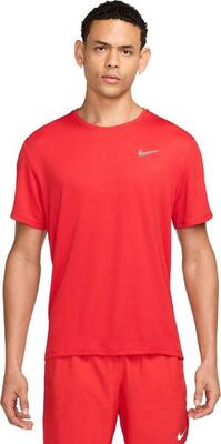Heren nike dri-fit uv miler red jersey met korte mouwen