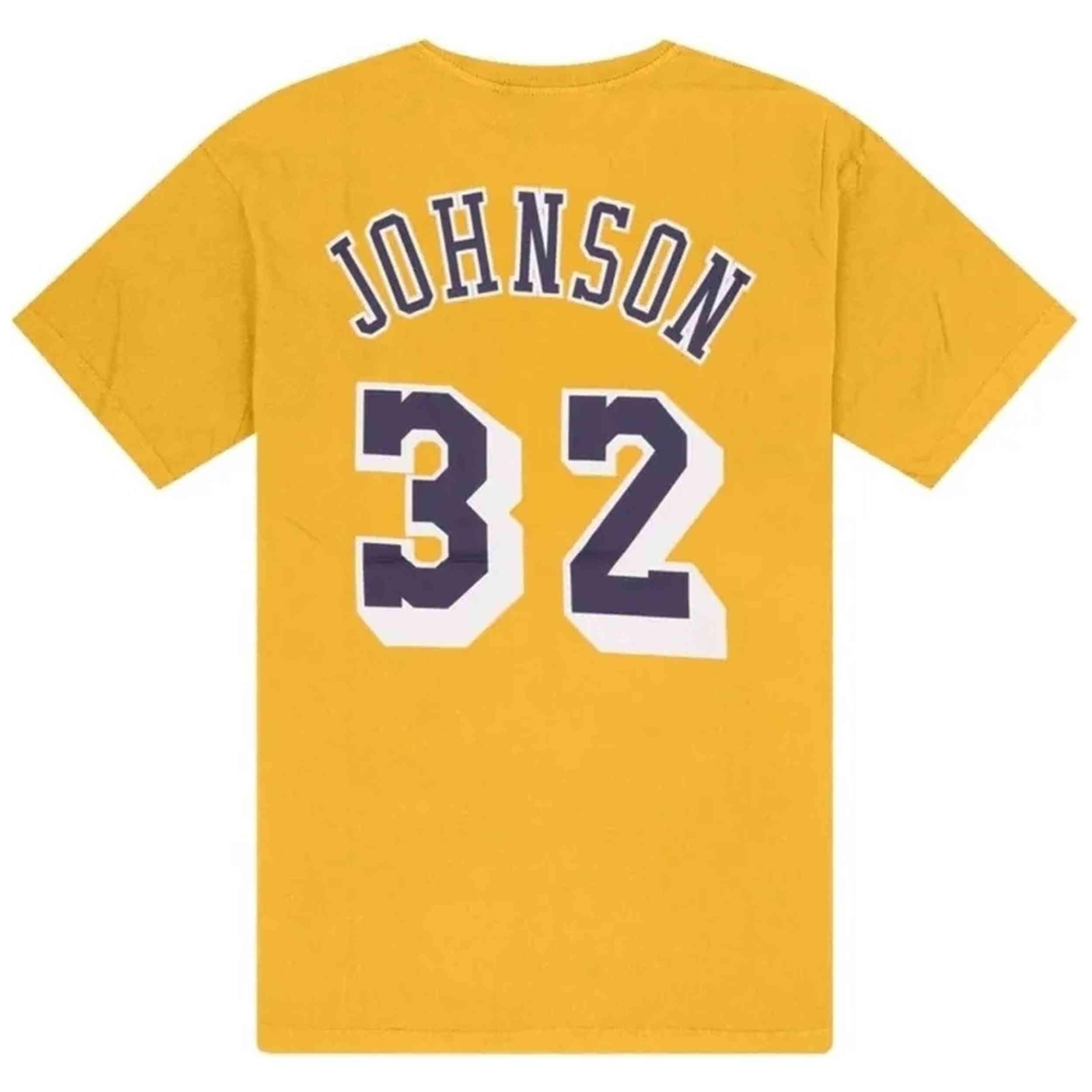 Maglia a maniche corte Mitchell & ness modello BMTRINTL1074-LALMJYELL per unisex 2/3