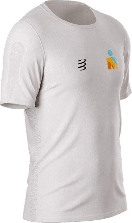 T-Shirt Running Compressport Training Ironman 2025 Blanc Homme 5/6
