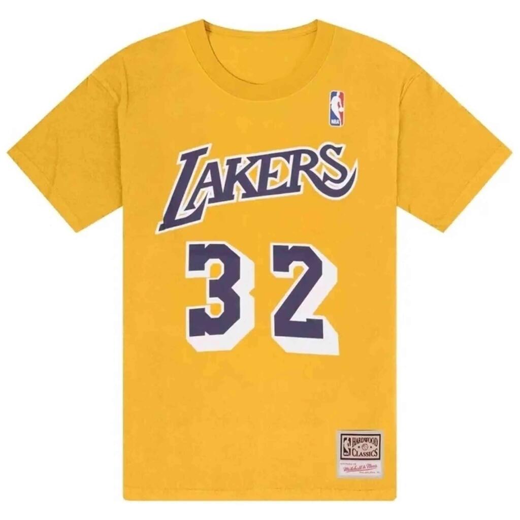 T-shirt Mitchell & ness model BMTRINTL1074-LALMJYELL for unisex