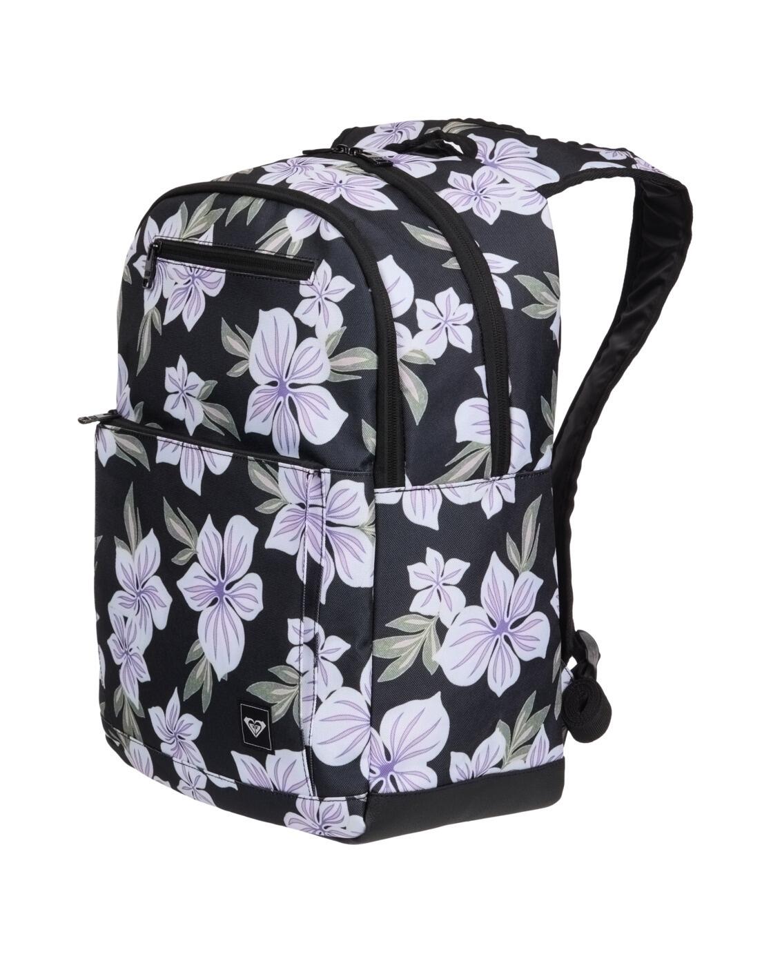 Mochila mediana HERE YOU ARE PRINTED Negro Mujer 2/4