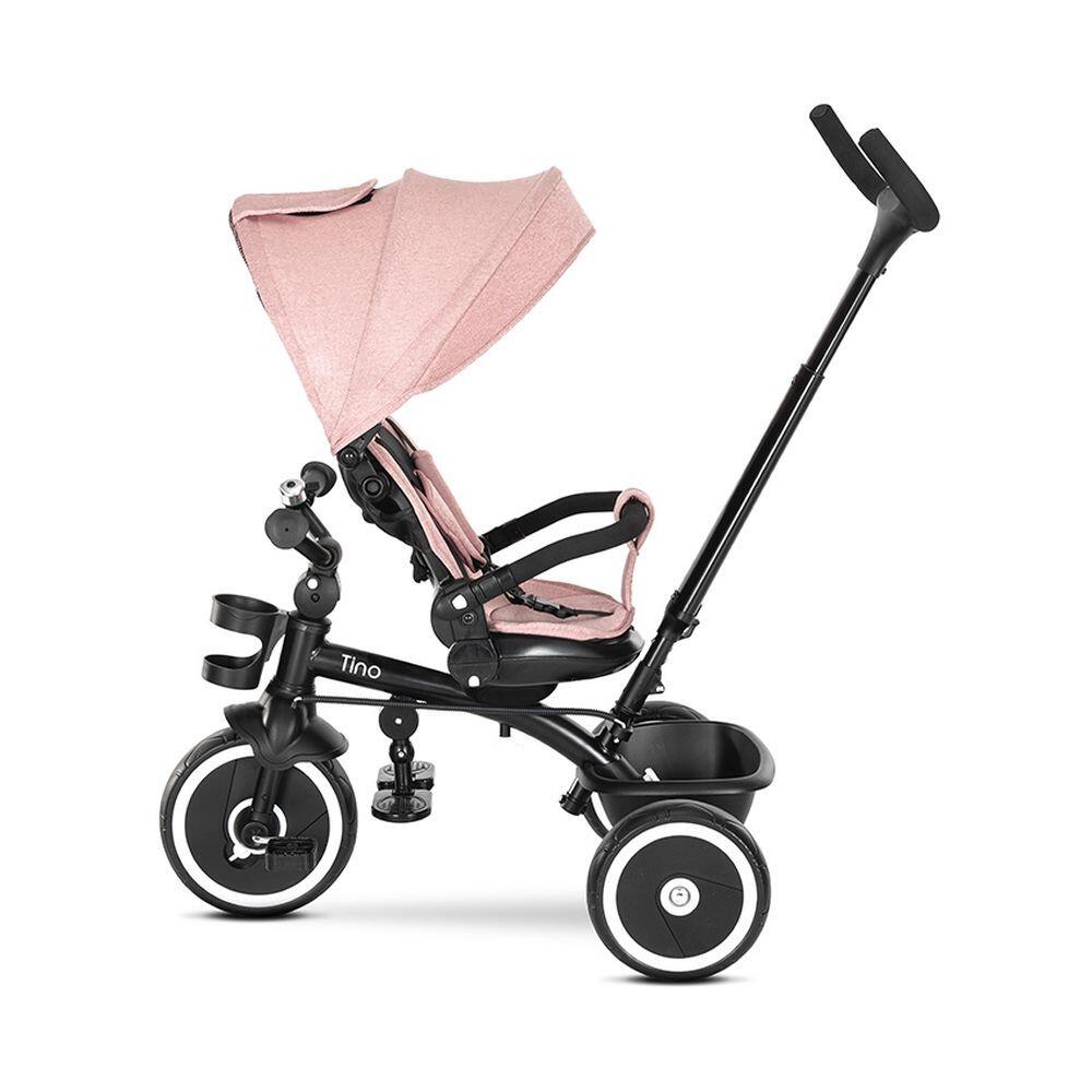 Infantil Paseo Triciclo TINO 360º asiento giratorio Pink 4/5