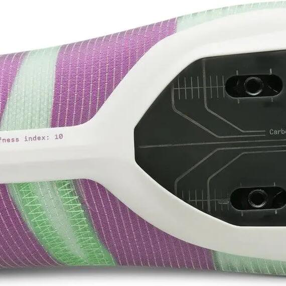Fizik Vega Carbon Road Shoes - Green/Purple - Decathlon