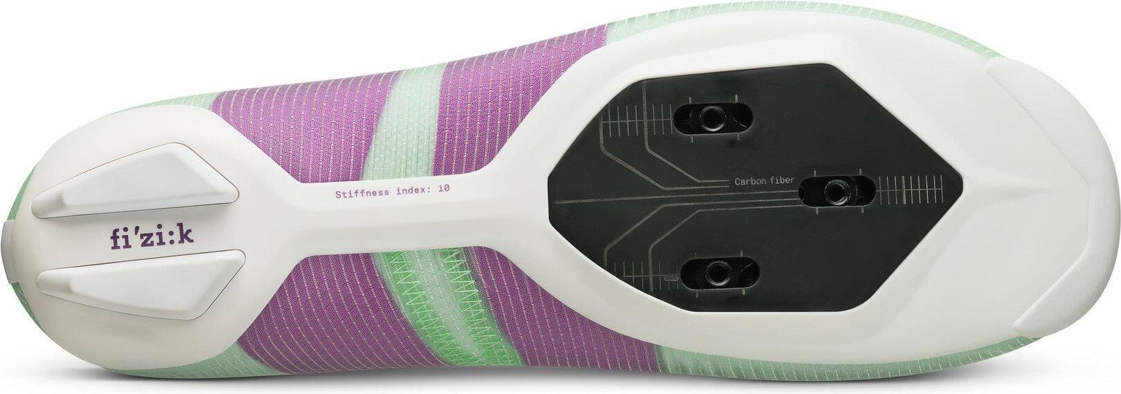 Fizik Vega Carbon racefietsschoenen Groen/Paars 5/7