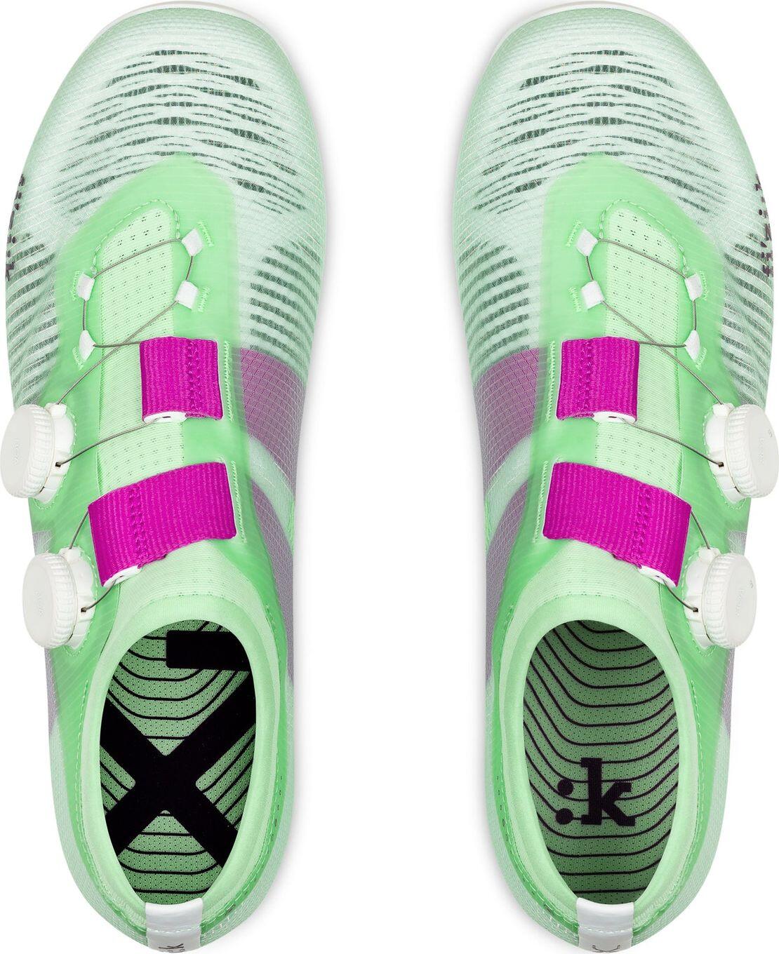Fizik Vega Carbon racefietsschoenen Groen/Paars 4/7
