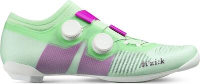 Fizik vega carbon racefietsschoenen groen/paars
