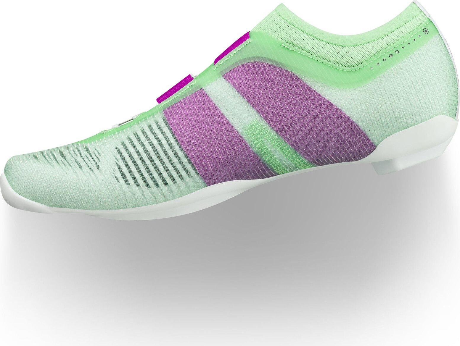 Fizik Vega Carbon racefietsschoenen Groen/Paars 6/7