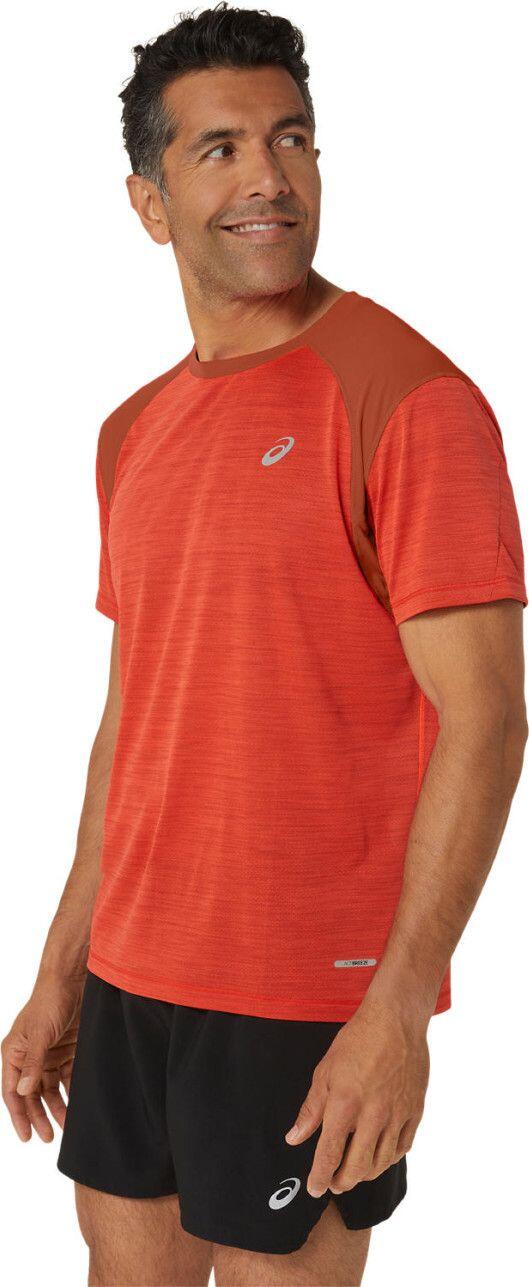 Maillot de manga corta AsicsRoad Rojo 3/4