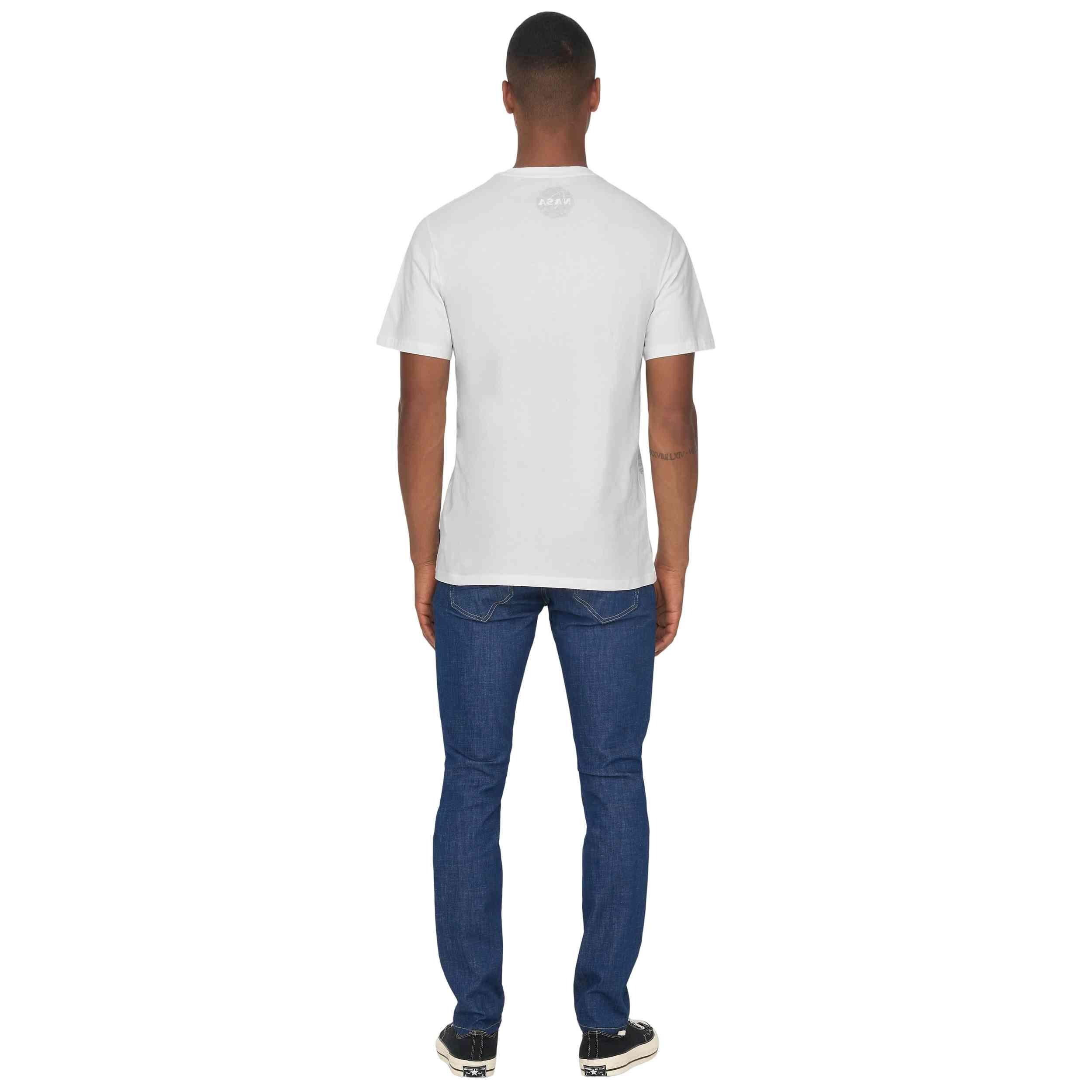T-shirt Only & sons modelo 22026420 para homem 4/5