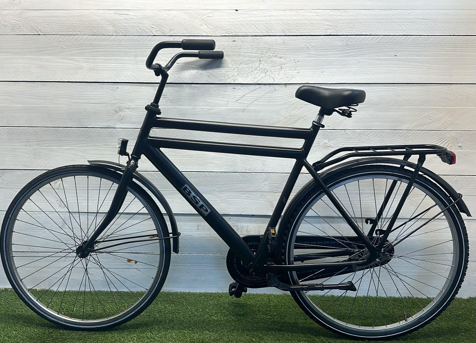 BSP stadsfiets zwart 61 cm, 28" - terugtraprem 3/3