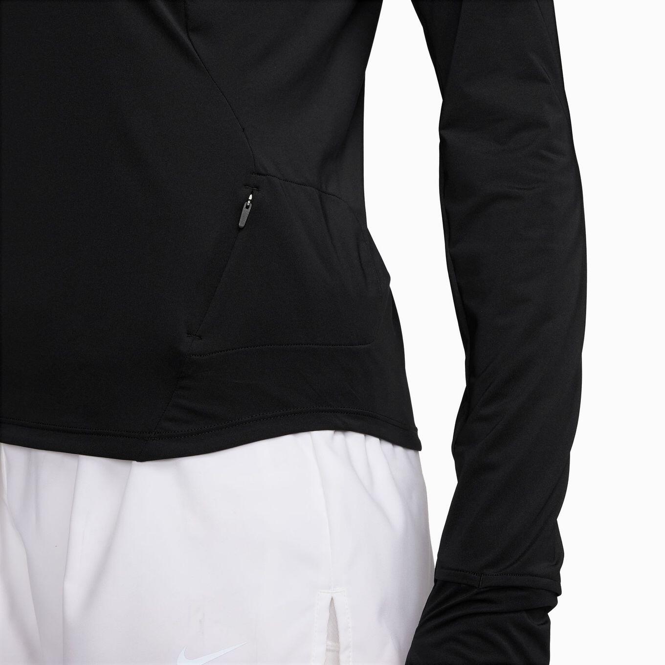Nike Dri-Fit Trail Hoody Zwart Dames 3/4