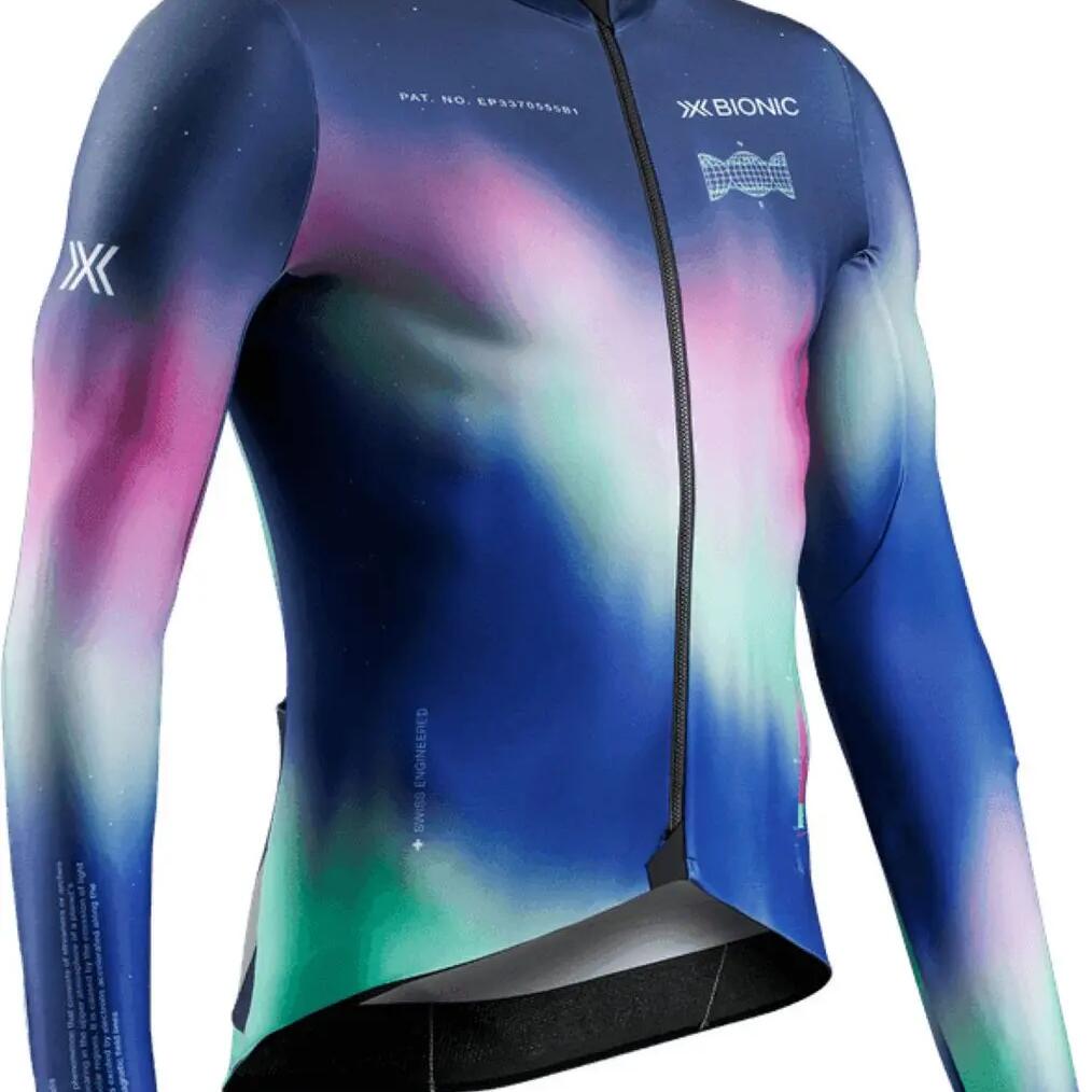 Men's X-Bionic Corefusion Ride Aurora Polychrome long sleeve jersey