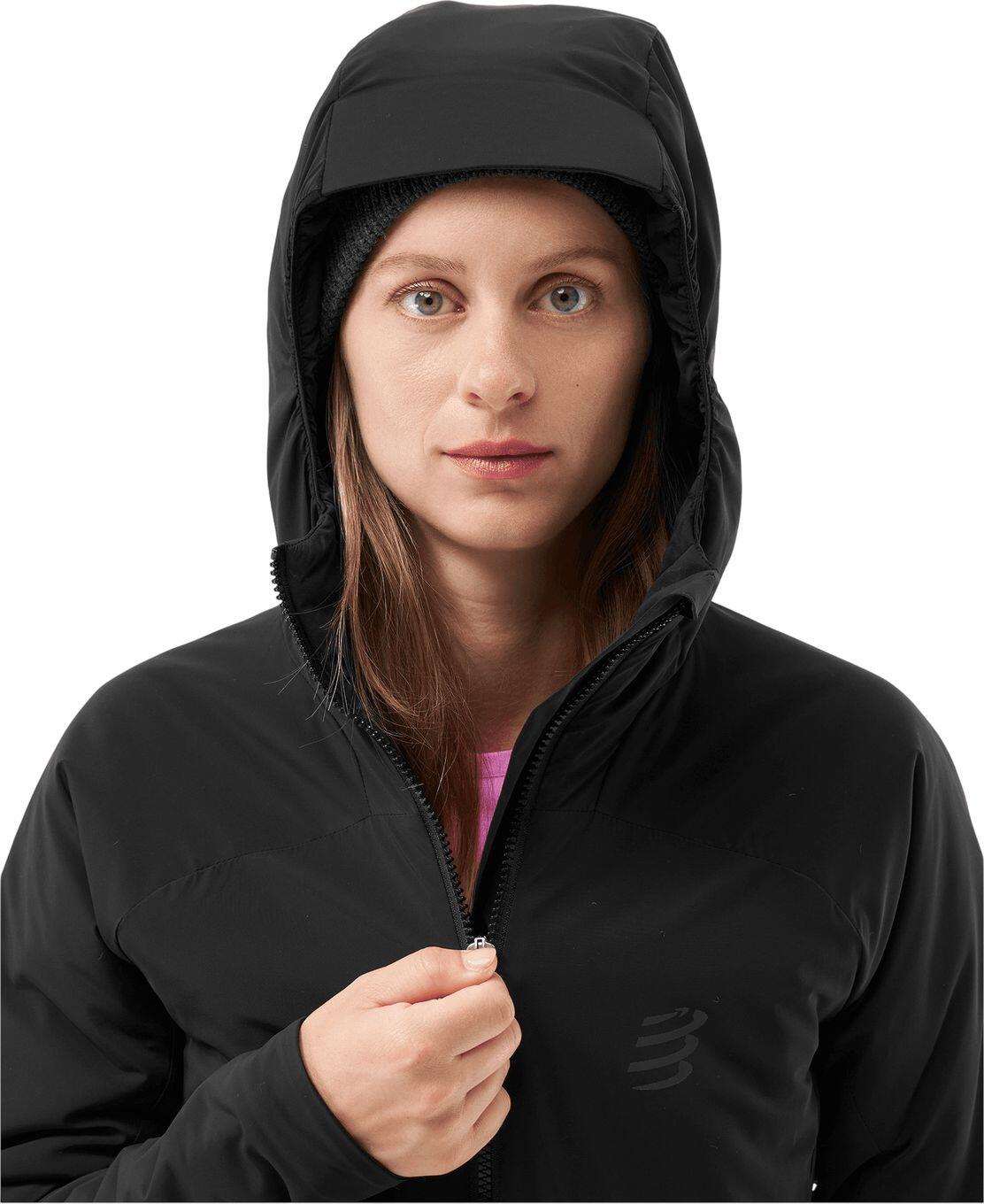 Dames Compressport Into The Wool 2.0 Jacket Zwart 4/7