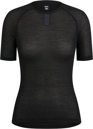 Rapha Merino Lightweight Kurzarm Trikot Schwarz Damen