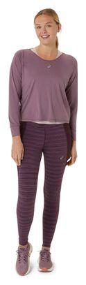 Maillot Manches Longues Asics Nagino Run Violet/Rose Femme 7/7