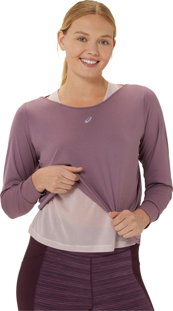 Maillot Manches Longues Asics Nagino Run Violet/Rose Femme 5/7