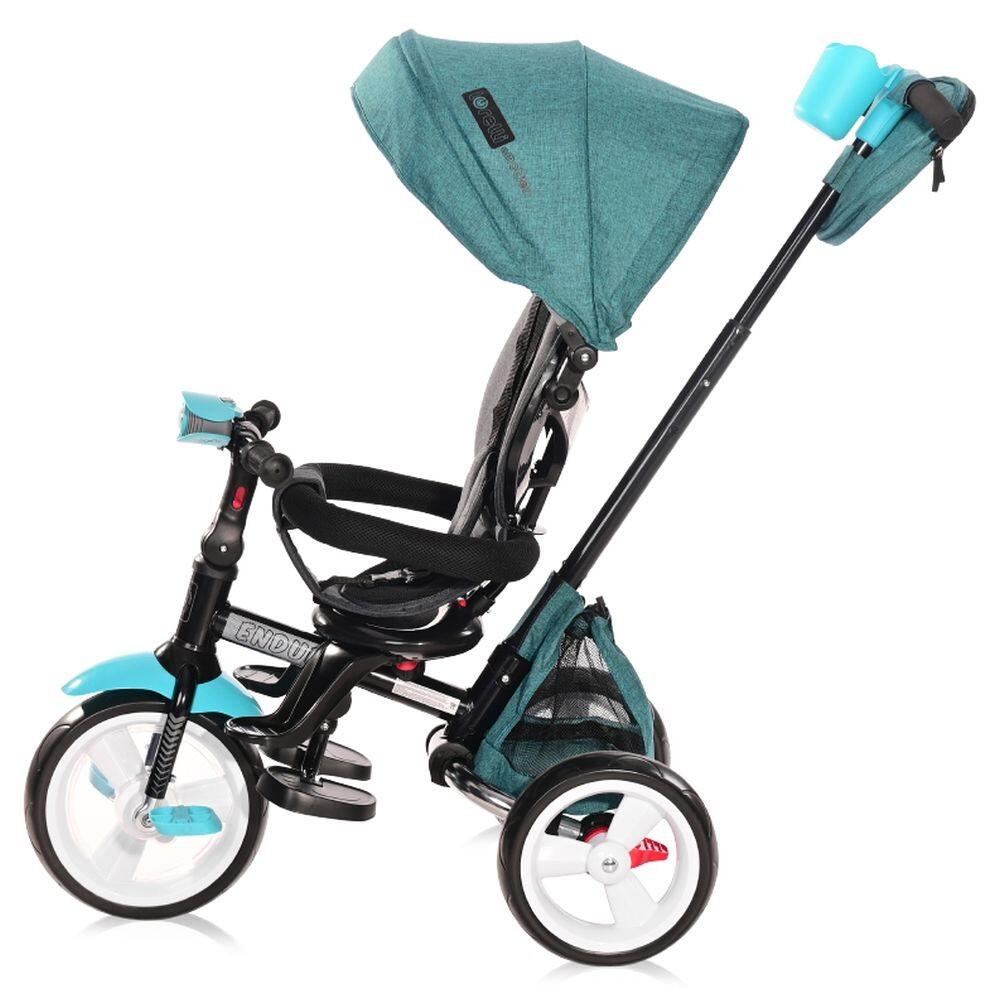 Infantil Paseo Triciclo 360º asiento giratorio ENDURO GREEN LUXE 3/5