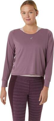 Asics nagino run violet/rose women's long sleeve jersey