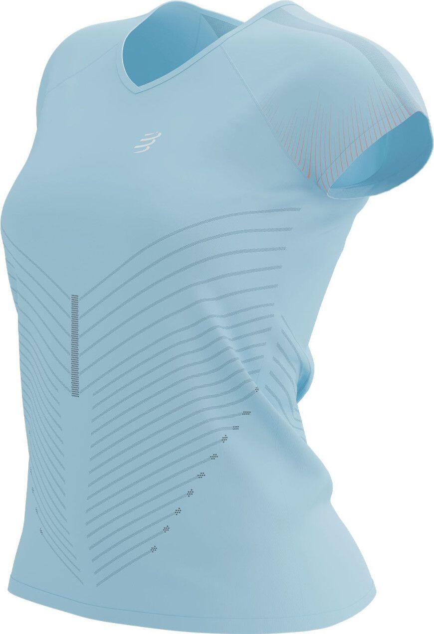 T-Shirt Running Performance Aqua Bleu Femme 3/7