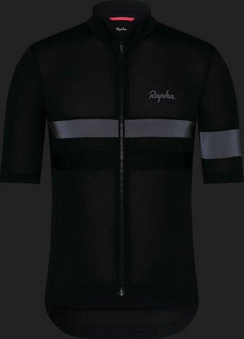 Rapha Brevet Lightweight Jersey Black Maglia a maniche corte da uomo 3/4