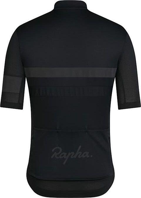 Rapha Brevet Lightweight Jersey Black Maglia a maniche corte da uomo 2/4